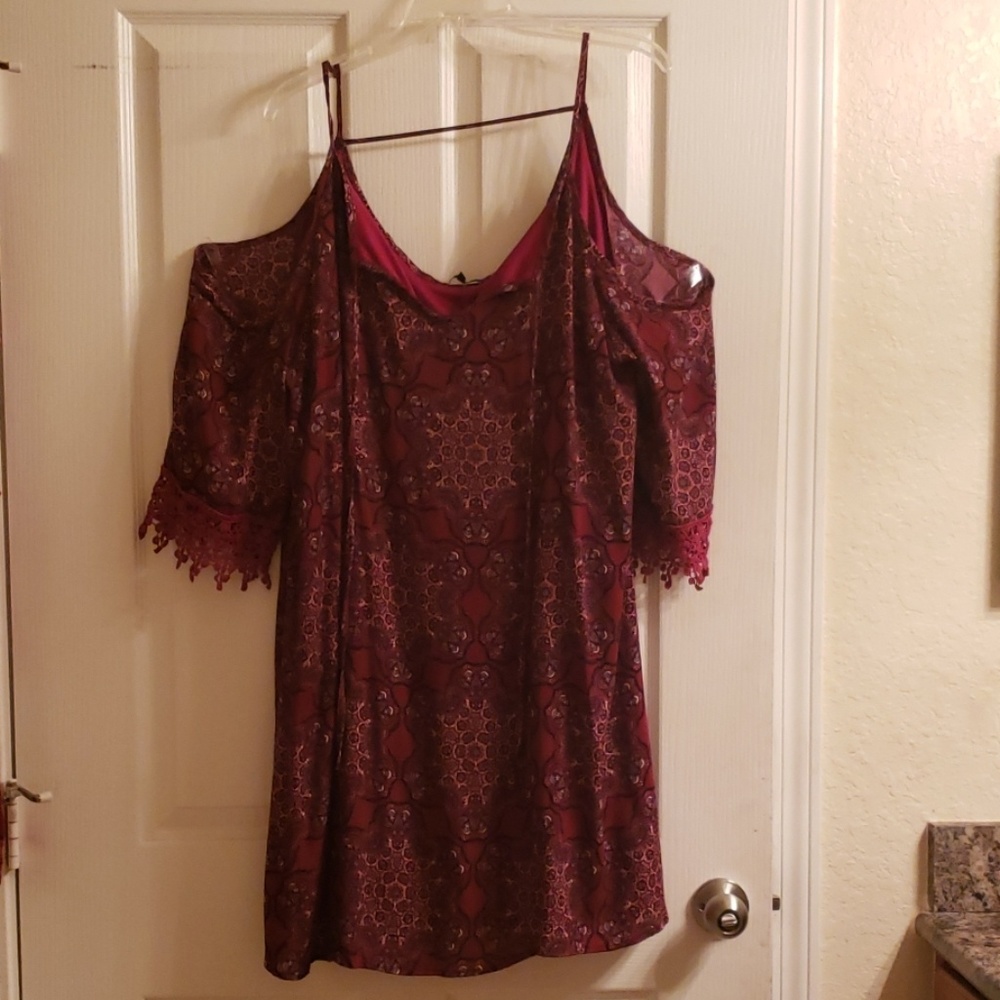 Charlotte Russell off shoulder dress